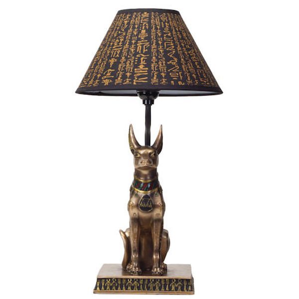 Egyptian Anubis Lamp Sculptural Lighting Dog God of Admission Underworld